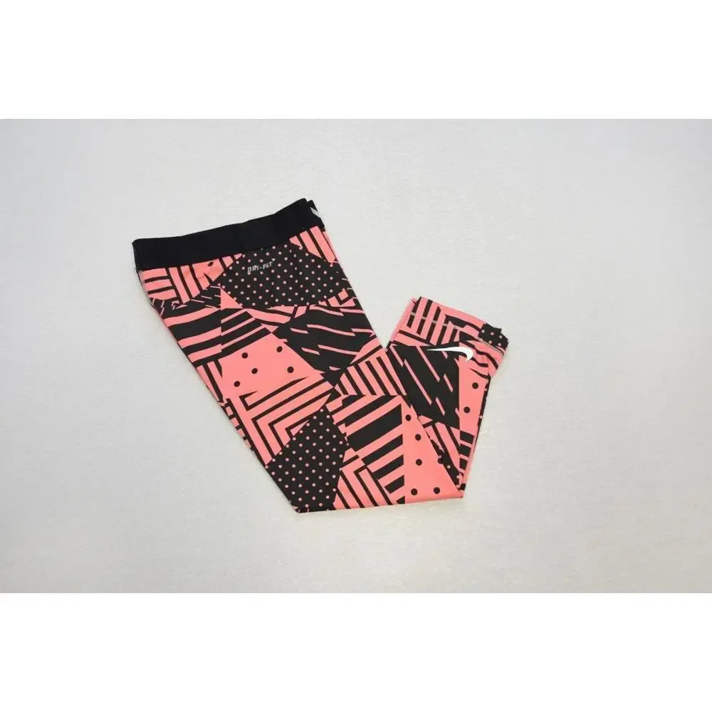 Nike‎ Pro Leggings Dri Fit Compression Yoga Trippy Pants Womens XS XSMALL